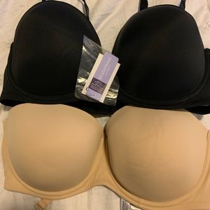 Two motherhood maternity bras